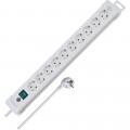 Brennenstuhl Premium-Line Steckdosenleiste 10-fach weiß 3m H05VV-F 3G1,5