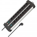 Brennenstuhl Premium-Alu-Line Technik Steckdosenleiste 16-fach Duo schwarz 3m H05VV-F 3G1,5 8-fach schaltb. - 1391000916