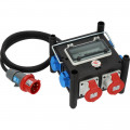 Brennenstuhl Kompakter Gummi-Stromverteiler BSV 3 FI/16 2 IP44 2m H07RN-F 5G2.5-2xCEE16A, 5x230V - 1153690200