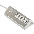Brennenstuhl USB-Multiladegerät +Textilkabel 1,5m - 1508230