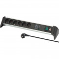 Brennenstuhl Steckdosenleiste ALU-Office-Line 6fach - 1391020600