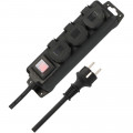 Brennenstuhl Outdoor Steckdosenleiste 3-fach mit Schalter, 2m RN-Kabel - 1159950013