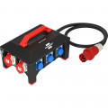 Brennenstuhl professionalLINE Gummi-Baustromverteiler BSV 5-63A FI Typ B 2m H07RN-F 5G16,0 1xCEE32A+2x16A,6x230V - 9150630168