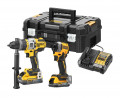 DeWalt Akku-Kombopack (2-tlg.), 18V - DCK2052H1E1T-QW
