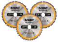 DeWalt Kreissaegeblatt-Set 3-tlg. Stat. - DT1962-QZ