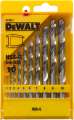 DeWalt Metallbohrer-Set 10-tlg. HSS-G - DT5921-QZ