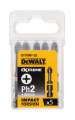 DeWalt Torsion Bit schlagf. Ph2 50mm 5Stk - DT7998T-QZ