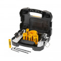 DeWalt Lochsägen-Set Bi-Metall Extreme, Elektriker-Set im Transportkoffer 11-tlg. - DT90354-QZ