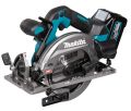 MAKITA Akku-Handkreissäge 57 mm 40V max. inkl. Schnellladegerät DC40RA und 2x Akkus BL4025 2,5 Ah - HS012GD201