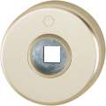 HOPPE paire de rosaces de poignée en aluminium pour portes intérieures F2/18-RFL-R/L/37-42/SCHR-F-KUS/8X8,5 - 11540114