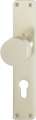 HOPPE Plaque de bouton longue en aluminium pour portes d'entrée d'appartement HG/F2/GEW.F.FDW/PZ-72 - 11539549
