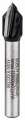 Bosch V-Nutfräser 6 mm, D1 9,5 mm, L 12,35 mm, G 45 mm, 90° 2608628446