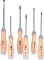 KS Tools ERGOTORQUE WOODmax Schlag-Schraubendreher-Satz, 6-tlg - 300.1050