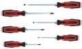KS Tools ERGOTORQUEmax Schlagkappen-Schraubendreher-Satz, 6-tlg Schlitz, PH - 151.1160