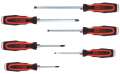 KS Tools ERGOTORQUEmax Schlagkappen-Schraubendreher-Satz, 6-tlg Schlitz, PZ - 151.1165