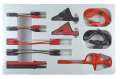 KS Tools 12/24V Diagnose Prüf- und Mess-Kabel-Satz, 13-tlg - 150.1675