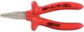 KS Tools 1000V Flachzange, kurze Backen, 160mm - 117.1298