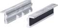 KS TOOLS Mordaches en aluminium aimantées pour étaux pour pcs trapèzoïdales,120mm - 914.0086