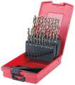 KS Tools HSS-G Co 5 Spiralbohrer-Satz, Kunststoffkassette 19-tlg 1-10mm - 330.3620