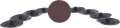 KS Tools Ersatz-Schleifpads, Ø50mm, Sand-Papier 240, 10er Pack - 515.5082