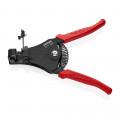 KNIPEX (12 11 180) Abisolierzange mit Formmessern mit Kunststoff-Griffhüllen schwarz lackiert