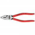KNIPEX (02 01 180 SB) Kraft-Kombizange mit Kunststoff überzogen schwarz atramentiert