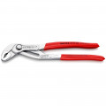 KNIPEX (87 03 250 SB) KNIPEX Cobra® Hightech-Wasserpumpenzange mit rutschhemmendem Kunststoff überzogen verchromt