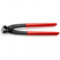 KNIPEX (99 01 220 SB) Monierzange (Rabitz- oder Flechterzange) mit Kunststoff überzogen schwarz atramentiert