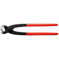KNIPEX (99 01 250 SB) Monierzange (Rabitz- oder Flechterzange) mit Kunststoff überzogen schwarz atramentiert