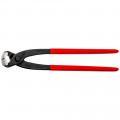 KNIPEX (99 01 280 SB) Monierzange (Rabitz- oder Flechterzange) mit Kunststoff überzogen schwarz atramentiert