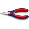 KNIPEX (35 22 115 SB) Elektronik-Greifzange mit durchgestecktem Gelenk mit Mehrkomponenten-Hüllen