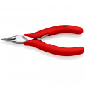 KNIPEX (35 31 115) Elektronik-Greifzange mit durchgestecktem Gelenk mit rutschhemmenden Kunststoff-Hüllen