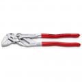 KNIPEX (86 03 250 SB) Zangenschlüssel Zange und Schraubenschlüssel in einem Werkzeug mit Kunststoff überzogen verchromt