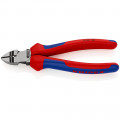 KNIPEX (14 22 160 SB) Abisolier-Seitenschneider mit Comfort-Griffen schwarz atramentiert