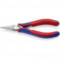 KNIPEX (35 62 145 SB) Elektronik-Greifzange mit Mehrkomponenten-Hüllen spiegelpoliert