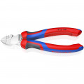 KNIPEX (14 25 160) Abisolier-Seitenschneider mit Comfort-Griffen verchromt