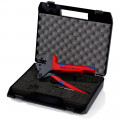 KNIPEX (97 43 200) Crimp-Systemzange für auswechselbare Crimpeinsätze mit Mehrkomponenten-Hüllen brüniert