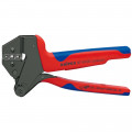 KNIPEX (97 43 05) Crimp-Systemzange für auswechselbare Crimpeinsätze mit Mehrkomponenten-Hüllen brüniert