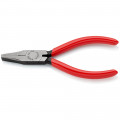 KNIPEX (20 01 125) Flachzange mit Kunststoff überzogen schwarz atramentiert