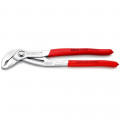 KNIPEX (87 03 300 SB) KNIPEX Cobra® Hightech-Wasserpumpenzange mit rutschhemmendem Kunststoff überzogen verchromt