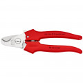 KNIPEX (95 05 165 SB) Kabelschere Griffe mit Kunststoff umspritzt mit Kunststoff umspritzt
