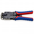 KNIPEX (97 51 12 SB) Crimpzange für Westernstecker mit Mehrkomponenten-Hüllen brüniert