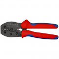 KNIPEX (97 52 35 SB) KNIPEX PreciForce® Crimpzange mit Mehrkomponenten-Hüllen brüniert