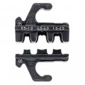 KNIPEX (97 39 05) Crimpeinsatz für unisolierte, offene Steckverbinder (4,8 + 6,3 mm Steckerbreite)