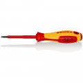 KNIPEX (98 26 15) Schraubendreher für Torx®-Schrauben isolierender Mehrkomponenten-Griff, VDE-geprüft brüniert