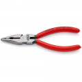 KNIPEX (08 21 145) Spitz-Kombizange mit Kunststoff überzogen schwarz atramentiert