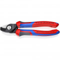 KNIPEX (95 12 165 SB) Kabelschere mit Comfort-Griffen brüniert