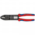 KNIPEX (97 32 240) Crimpzange mit Mehrkomponenten-Hüllen schwarz lackiert