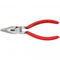 KNIPEX (08 21 145 SB) Spitz-Kombizange mit Kunststoff überzogen schwarz atramentiert