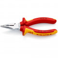 KNIPEX (08 26 145 SB) Spitz-Kombizange isoliert mit Mehrkomponenten-Hüllen, VDE-geprüft verchromt